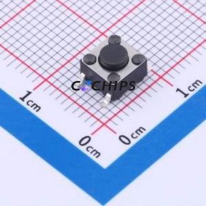 TS-1095S-A1B2-C2D2 Tactile Switch SMD,6x6mm Switch Single Pole Single Throw Round Button 1.8N Vertical Mount - Product Image 1