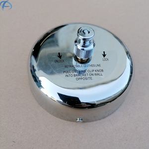 Sèche-linge mural rétractable en acier inoxydable, gain de place, réglable, Austin, pour hôtel - Product Image 3