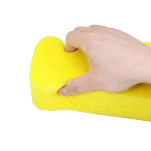Spugna Rettangolare Gialla per Lavaggio Auto, Tampone in Schiuma Morbida per Pulizia, Applicatore Assorbente Anti-Graffio per la Cura del Veicolo - Product Image 3
