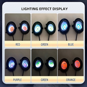 1セット 2個入り 12V 車用照明 デビルアイ ワイヤレスリモコン付き LEDアイ 装飾用LEDアンビエントライト - Product Image 2