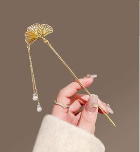Elegant Chinese Style Hair Accessories Vintage <b>Spring</b> Flower Element Hairpins Light Luxury Tassel Hair Stick for Women Girls - Product Image 1