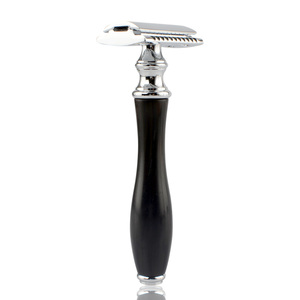 Ensemble <span class=keywords><strong>rasoir</strong></span> <span class=keywords><strong>et</strong></span> brosse <span class=keywords><strong>pour</strong></span> hommes, <span class=keywords><strong>rasoir</strong></span> de luxe avec manche en bois, Double bord, sécurité, de haute qualité, 2 pièces - Product Image 2