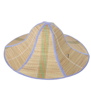 Folding Straw Hat <b>Bucket</b> Hat Natural Grass Unisex Fishing Outdoor Wearable Sun Protection Accessory - Product Image 4