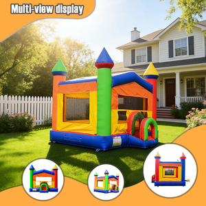 Castillo Hinchable Comercial Personalizado de PVC de Fácil Montaje con Capacidad de 100 kg para Fiestas Infantiles Parque Seguro - Product Image 3