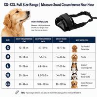 En gros Muselière pour chien en maille respirante, anti-morsure, anti-aboiement et anti-mastication, réglable, souple, perméable à l'eau, pour dressage, accessoires