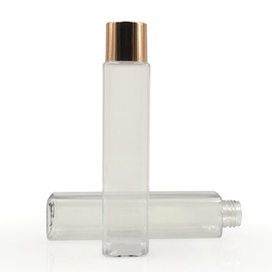 Wholesale Custom Transparent <b>Plastic</b> Cosmetic <b>Bottle</b> <b>Empty</b> Toner Lotion Container for Makeup Remover and Skin Care Serum - Product Image 5