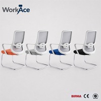 Chaise de bureau ergonomique avec options de base double, pivotante, certifiée CE RoHS, pour usages multiples, commande mixte, confortable et durable