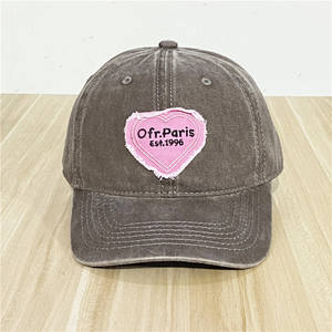 Casquette de baseball réglable en coton lavé style vintage « Ofr.<span class=keywords><strong>Paris</strong></span> Est.1996 », protection UV, idéale pour toutes les saisons - Product Image 5