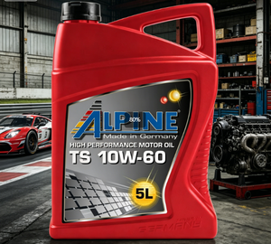 Fabriqué en Allemagne Huile moteur à base d'huile certifiée ACEA Alpine haute performance TS 10W-60 5L Lubrifiant automobile - Product Image 6