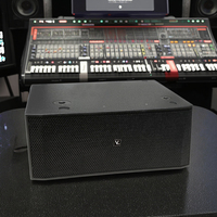 TP218H Double enceinte 18 pouces en contreplaqué noir pour mariage, système audio ultra-basse fréquence pour salle de karaoké, équipement de studio complet