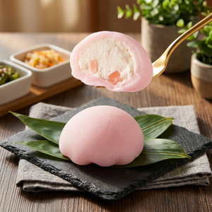 <span class=keywords><strong>Mochi</strong></span> Daifuku Congelado de Piel de Nieve con Centro Cremoso de Melocotón Blanco, Venta al por Mayor, a Granel, OEM, Marca Privada, ¡Gran Demanda! - Product Image 5