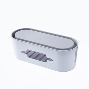 Eco-friendly plastic cable management box organizer PP materials TV cord box for home and office