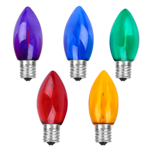 Bóng đèn LED trong suốt C9 Filament E17base Nhựa thay thế chống nước cổ điển cho đồ trang trí đám cưới ngày lễ hiên nhà - Product Image 3