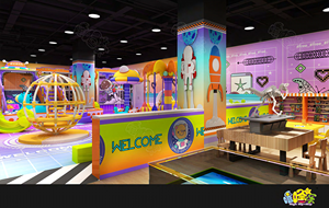 Parque Infantil Interior Personalizable con Temática de Exploración Espacial, con Tobogán y Piscina de Pelotas para Niños, Centros de Diversión - Product Image 5