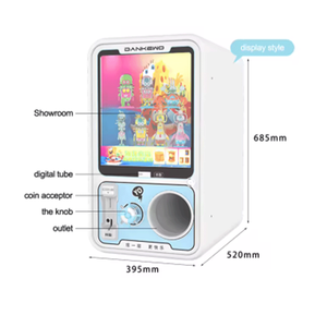 Bé gấu thương mại kim loại đồng tiền hoạt động gachapon Máy 75-100 mét viên nang Đồ chơi máy bán hàng tự động với hóa đơn chấp nhận - Product Image 6