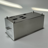 Boîtier électronique en tôle métallique sur mesure, châssis métallique de précision, support de montage en aluminium anodisé, boîtier en acier inoxydable brossé