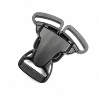 Boucle de sécurité classique en plastique robuste et réglable à 3 voies de 25 mm pour poussette, chaise haute, siège auto, harnais 3 points OEM ODM