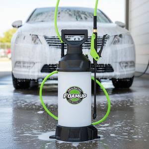 Pompa ad aria elettrica multiuso da 8 litri per detailing auto, spruzzatore di schiuma a pressione regolabile per la pulizia dei veicoli - Product Image 1