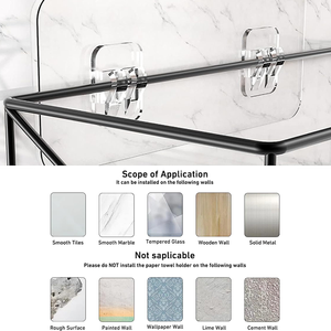 Vendite dirette della fabbrica appeso porta della doccia mensola angolo scolapiatti Rack per armadio - Product Image 3