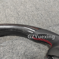 Volant de course sport en fibre de carbone véritable adapté à Hilux Fortuner TRD