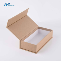 Boîte magnétique de luxe pliable en carton écologique avec ruban et insert en mousse EVA pour emballage cadeau