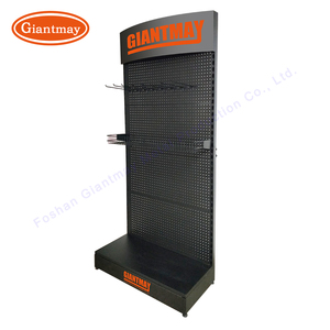 Cho Điện Tay Công cụ phần cứng cửa hàng hàng hóa Organiser Kệ sàn sản phẩm đứng kim loại Pegboard Rack hiển thị tủ - Product Image 6