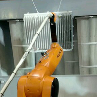 Bras robotique automatique à 6 axes de haute qualité avec pistolet de pulvérisation, bras robotique pour le travail de pulvérisation de roues de voiture