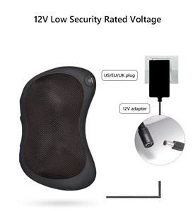 Almohada de masaje Shiatsu eléctrica para el cuello y la espalda, cojín de calor para el hogar y el coche, envío directo de fábrica - Product Image 6
