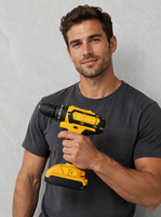 Ensemble perceuse-visseuse électrique sans fil professionnelle rechargeable au lithium, outils électriques pour le bricolage à domicile
