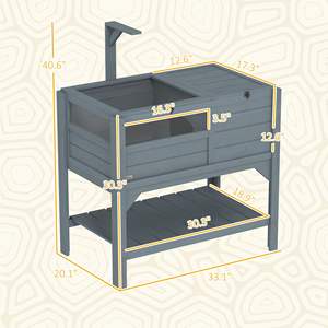 DB Offre Spéciale Gris Intérieur Living Habitat Tortue Cadeau Accessoire avec Protection Contre les Intempéries et Étagère de Stockage Tortue Boîte - Product Image 3