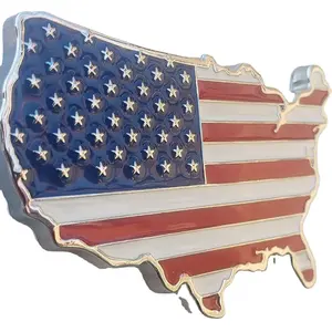 Neues Design neuer Trend 3D amerikanische Flagge in Form des United States Emblem Aufkleber Aufkleber für Auto