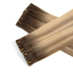 وصلات شعر بشري ريمي روسي عالي الجودة غير مرئية طويلة ومستقيمة ومموجة لعام 2025 - Product Image 6