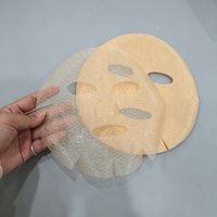 Mascarilla Facial de Colágeno Dorado 3D en Forma de V, de Disolución Rápida, Personalizada OEM ODM Y247, para el Cuidado de la Piel