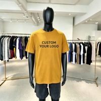 T-shirt en coton vierge de haute qualité à prix abordable, coupe oversize avec épaules tombantes, personnalisable, en tissu épais pour homme