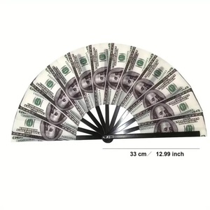 NINER9 Éventail de <span class=keywords><strong>Tai</strong></span> <span class=keywords><strong>Chi</strong></span> en tissu plastique fluorescent coloré de 33,3 cm, modèle NINER-SZ-04 - Product Image 4