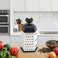 RVS 6-in-1 multifunctionele handmatige groente- en fruitrasp voor de keuken