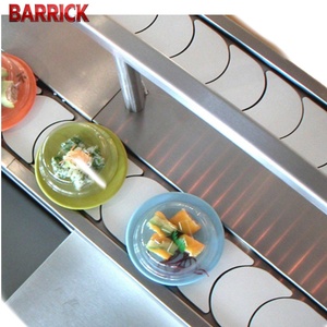 Esteira Rotativa Modular de Aço Inoxidável para Sushi com Velocidade Ajustável e Durável para Uso em Restaurantes e Bares de Sushi - Product Image 2