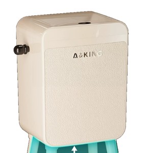 A&King Trash Can Rectangular Wheeled Indoor Waste Bin for Kitchen Living Room Large Capacity Movable Design - Product Image 5