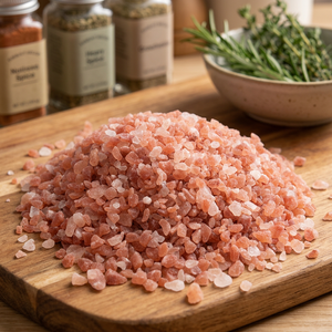 Cristales de Rosa del Himalaya Naturales de Grado Alimenticio para Uso Corporal en Adultos en Frasco de Plástico - Product Image 1