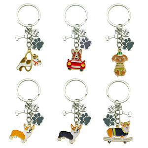 Llavero Conmemorativo de Moda para Mascotas, Colgante de Perro Maltese Blanco con Campana, Llavero Esmaltado, Joyería para Bolsos de Mujer y Niñas - Product Image 6