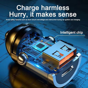 <span class=keywords><strong>Chargeur</strong></span> de voiture <span class=keywords><strong>USB</strong></span> <span class=keywords><strong>C</strong></span> <span class=keywords><strong>30W</strong></span> PD Bloc de charge rapide à double port Prise <span class=keywords><strong>USB</strong></span> A et <span class=keywords><strong>C</strong></span> <span class=keywords><strong>Chargeur</strong></span> de voiture Adaptateur allume-cigare pour iPhone Samsung - Product Image 5