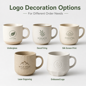 Taza de Cerámica Latte con Acabado Liso y Logotipo Personalizado para Cafeterías Especializadas, Hoteles, Proyectos de Vajilla al por Mayor, Suministro Listo para el Mercado - Product Image 3