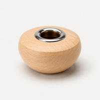 Couvercle de diffuseur d'aromathérapie en bois massif personnalisé, bouchon en bois pour bouteille d'huile parfumée personnalisée, accessoires écologiques pour la fragrance d'intérieur