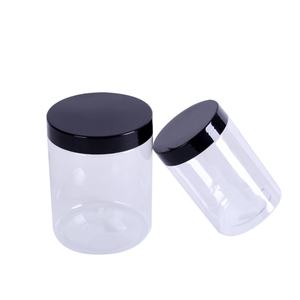 Tarro de PET Transparente Personalizado de 200 ml, 8 oz, 250 ml, de Grado Alimenticio, para Pasteles, Manteca Corporal, Exfoliante, Crema Cosmética, con Tapa - Product Image 4