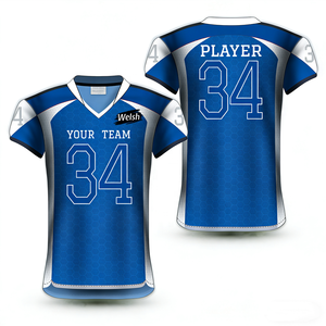 High Quality Customizable Classic American Football &amp; Rugby Jersey Unisex Sublimation Street <strong>Soccer</strong> Shirts Boxy <strong>Tee</strong> - Product Image 1
