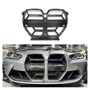 Dry Carbon Fiber G80 M3 M4 G82 G83 CSL Style Car Front Grilles Parts Auto Front Bumper Grill For 2021-2024 BMW