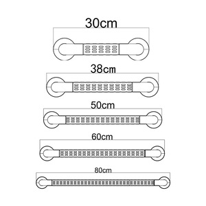 Zenith Safe <b>Grab</b> <b>Bar</b> 300mm Stainless Steel Anti-Slip Wall Mounted For Bathroom Shower Elderly Safety - Product Image 5