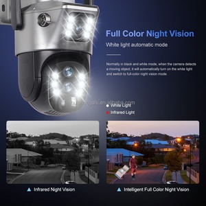 V380Pro 12MP 6K 10X Optical Zoom 4G SIM Solar CCTV <b>Camera</b> Security Outdoor Human Track Color Night Vision Wifi PTZ IP66 <b>Camera</b> - Product Image 3