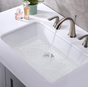 <span class=keywords><strong>อ่างล้างหน้า</strong></span>แบบฝังใต้เคาน์เตอร์ทรงสี่เหลี่ยมขนาดเล็ก 18 นิ้ว <span class=keywords><strong>ราคา</strong></span>ถูกจากจีน ขายส่ง อ่างเซรามิกสำหรับห้องน้ำ - Product Image 4