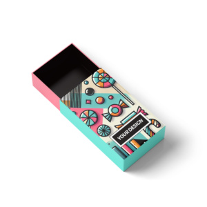 Boîtes cadeaux tiroir en papier personnalisées pliables avec fenêtre blister, pour outils de maquillage et accessoires de téléphone, idéales pour la vente au détail - Product Image 6